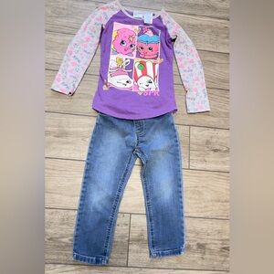 Shopkins Purple and Pink Graphic Tee